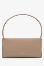Beżowa torebka damska na ramię ze skóry Estro ER00114447