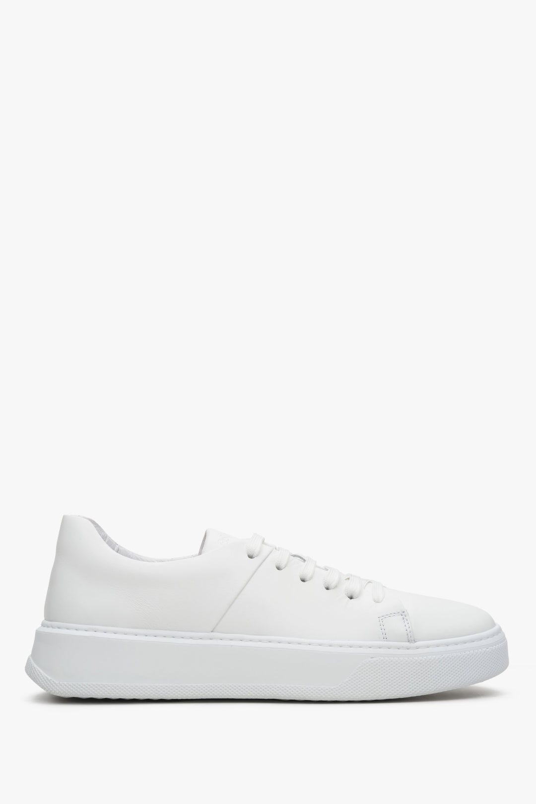 Sneakersy damskie białe ze skóry naturalnej Estro ER00112374