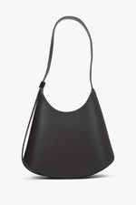 Ciemnobrązowa torebka damska na ramię z włoskiej skóry naturalnej Premium Estro ER00118652.