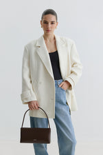 Ciemnobrązowa torebka damska na ramię ze skóry Estro ER00115966