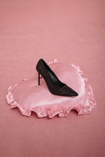 Ciemnobrązowe buty damskie na obcasie z weluru naturalnego Estro ER00118169