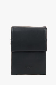 Czarna torba na tablet ze skóry naturalnej Estro ER00117333.