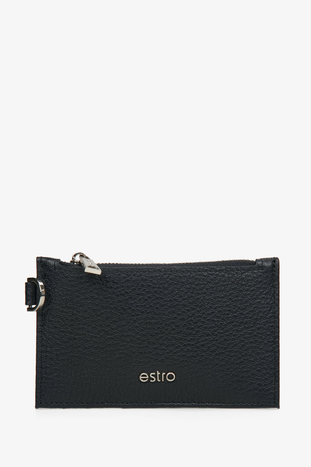 Czarny portfel męski typu saszetka Estro ER00114455