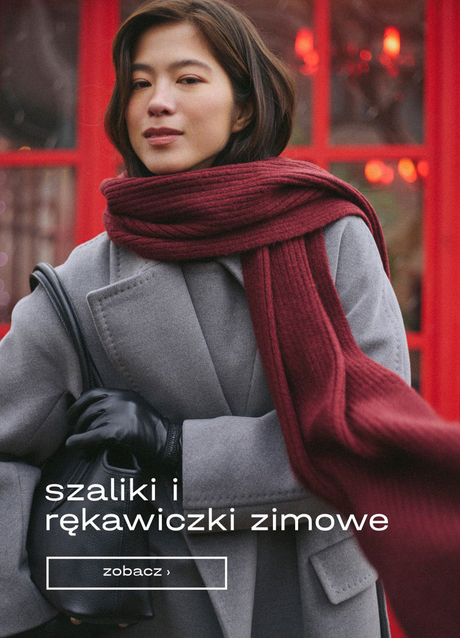 Nowości z kolekcji damskiej - szaliki i rękawiczki zimowe.