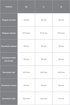 Krótki czarny kożuch damski ze sztucznej skóry i futra Estro ER00120533 - tabela rozmiarów.