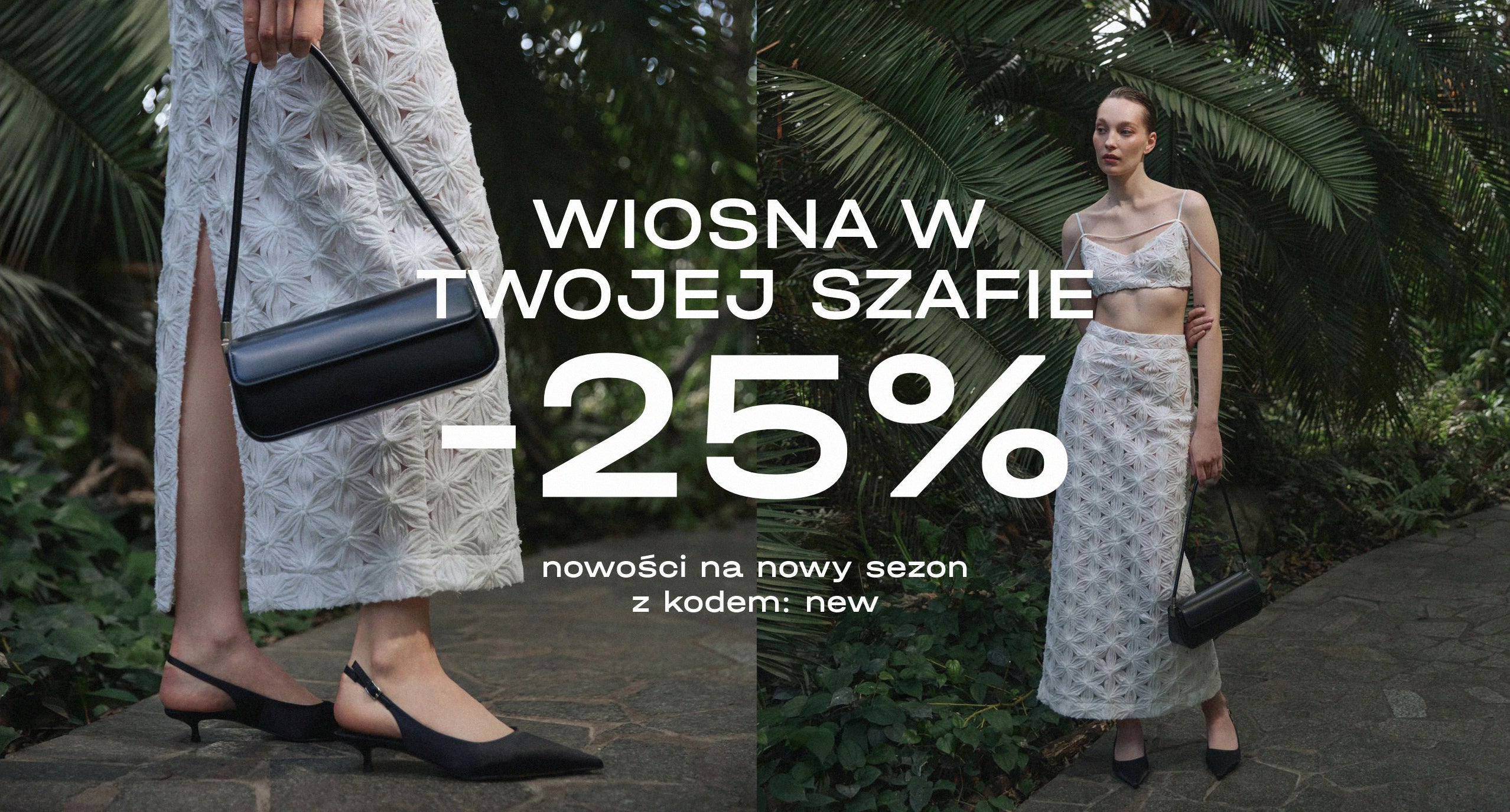 Wiosna w Twojej szafie: -25% z kodem NEW