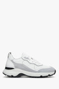 Białe sneakersy damskie ze skóry naturalnej Estro ER00111357