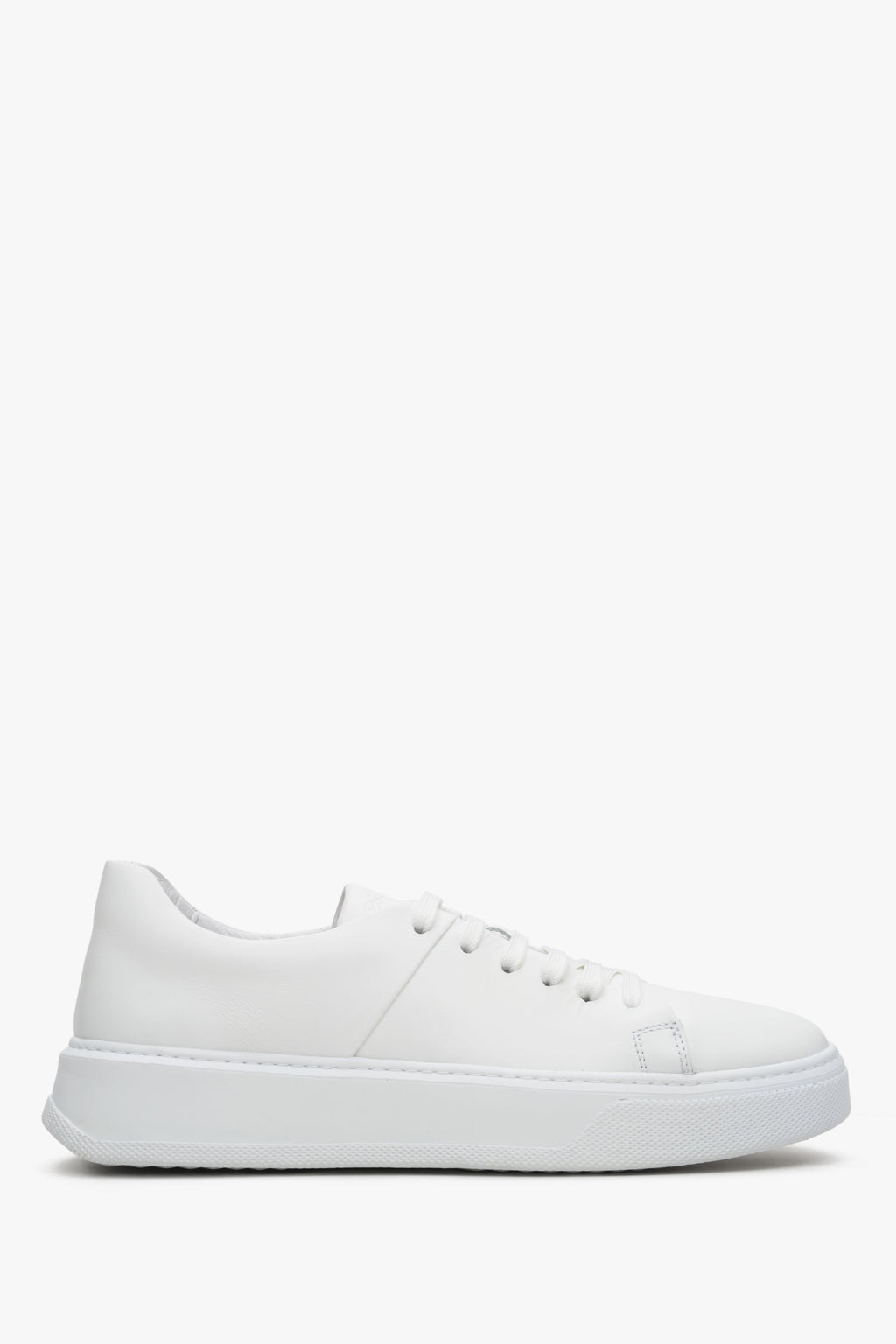 Sneakersy damskie białe ze skóry naturalnej Estro ER00112374