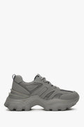 Szare sneakersy damskie na platformie ES 8 ER00112609