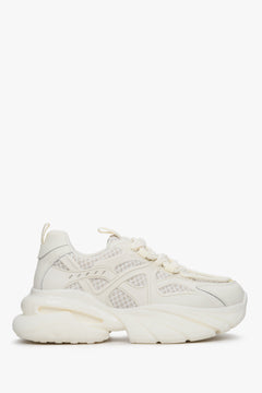Białe sneakersy damskie na grubej podeszwie z siateczką ES 8 ER00112600